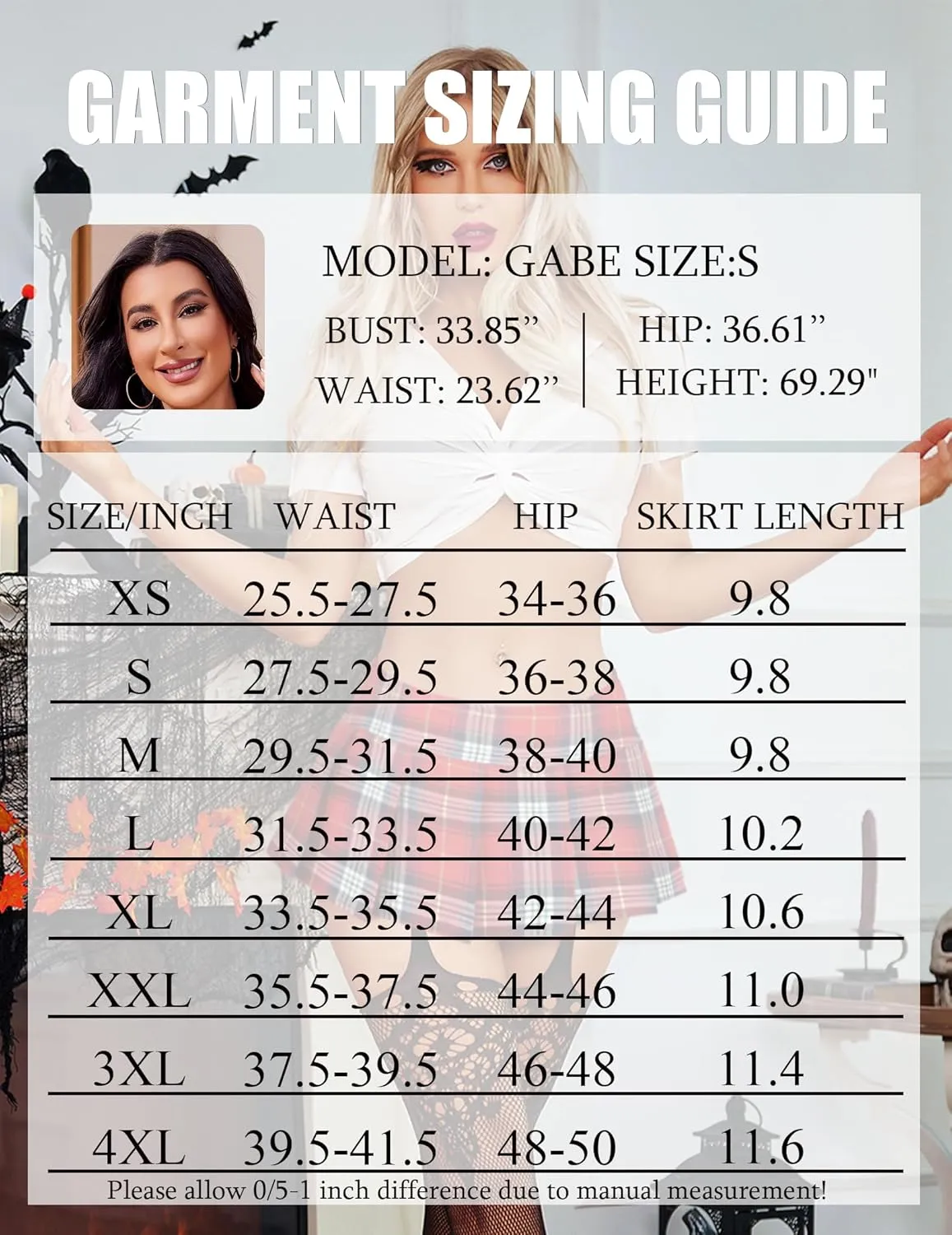 Avidlove Pleated Skirts for Women Sexy Costume Lingerie Mini Plaid Skirt Role Play Schoolgirl Outfits