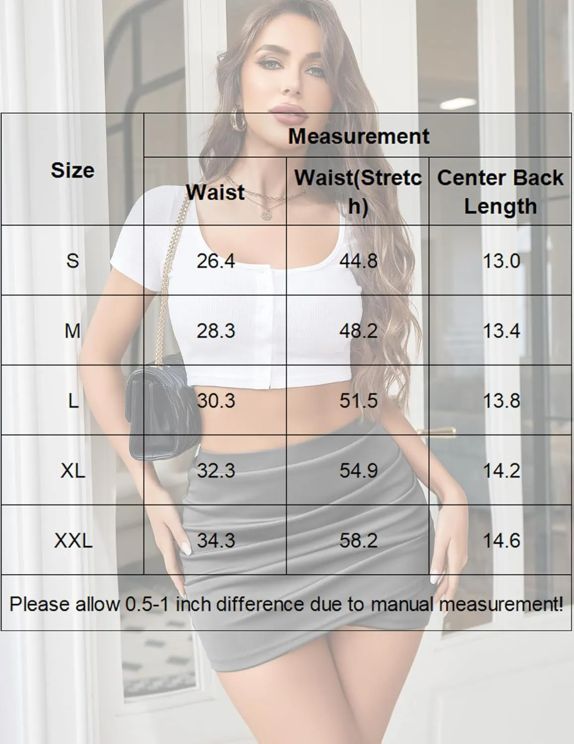 Avidlove Skirts for Women Stretch High Waist Ruched Bodycon Y2k Short Skirt Side Split Pencil Mini Skirt