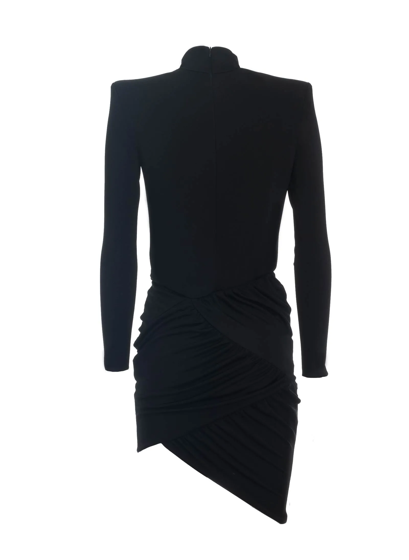 Black Jersey Mini Dress