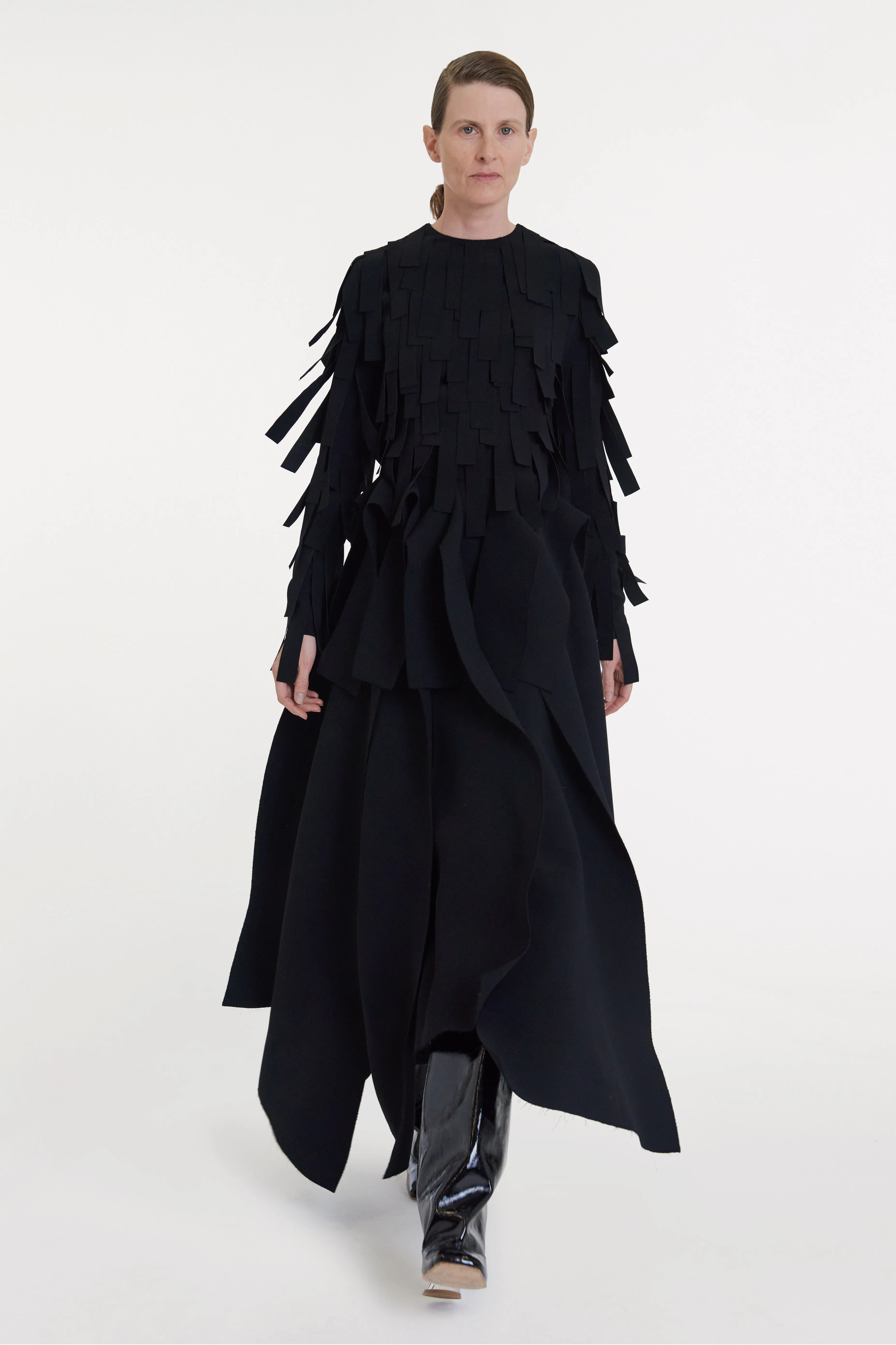 Multi Rectangle Longsleeve Top Black