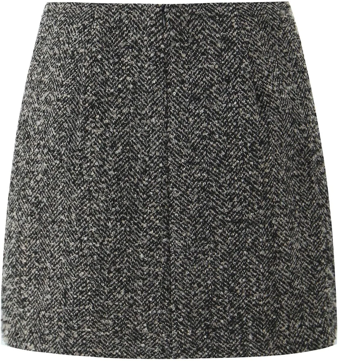Women's Tweed Mini Skirt Fall Winter High Waist Office Work Bodycon Pencil Skirts